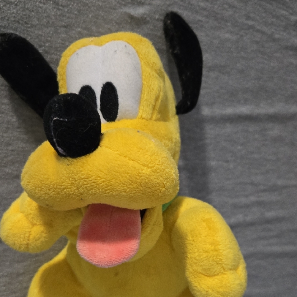 Disney Yellow and Black Stuffed Animal